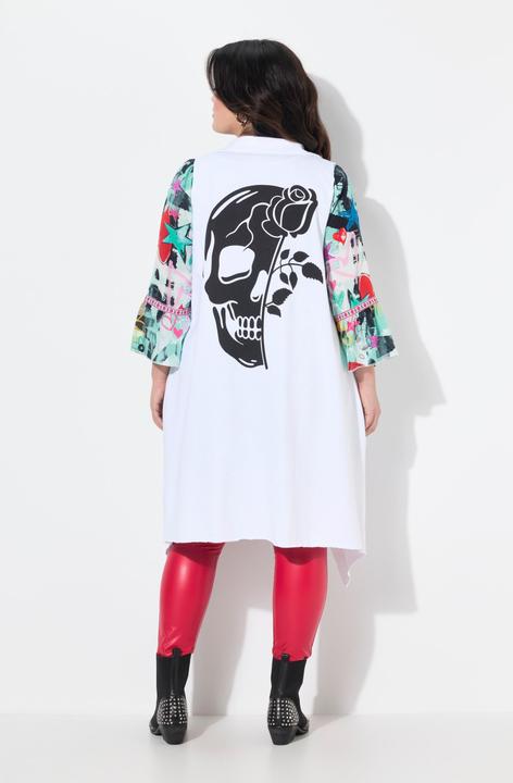 Produktbild Angel of Style Sweat-Weste, offene Form, Totenkopf auf dem Rücken (46)