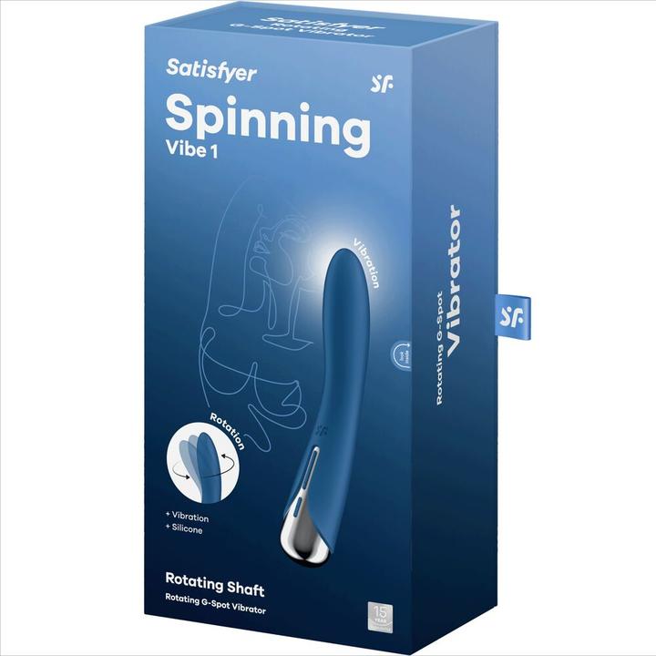Produktbild Satisfyer Spinning Vibe 1 G-Spot Blauer Rotator Vibrator