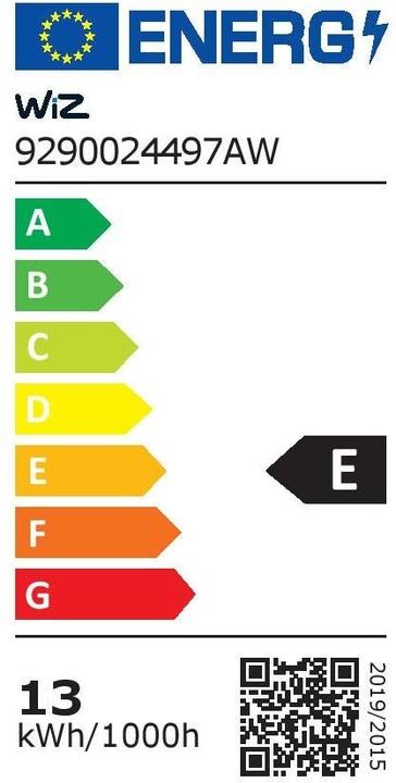 Energie-Label WiZ Colors (E27, 13 W, 1521 lm, 1 x, E)
