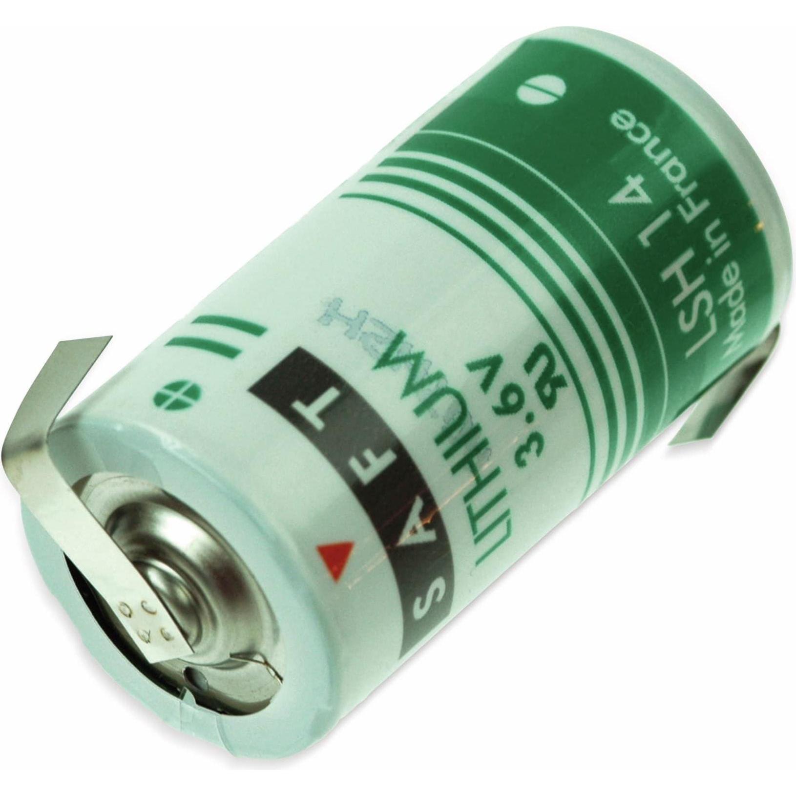 Saft Lithium-Batterie LSH 14-CNR, C, mit Z-Lötfahne, 3,6 V-, 5500 mAh (C, 5500 mAh), Batterien + Akkus