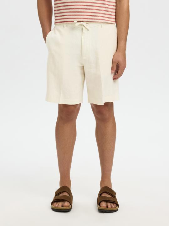 Produktbild Selected Regular Fit Shorts aus Leinengemisch (L)