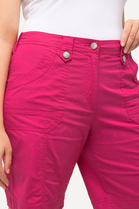 Produktbild Ulla Popken Cargo-Bermuda, Komfortbund, 4-Pocket-Schnitt (56)