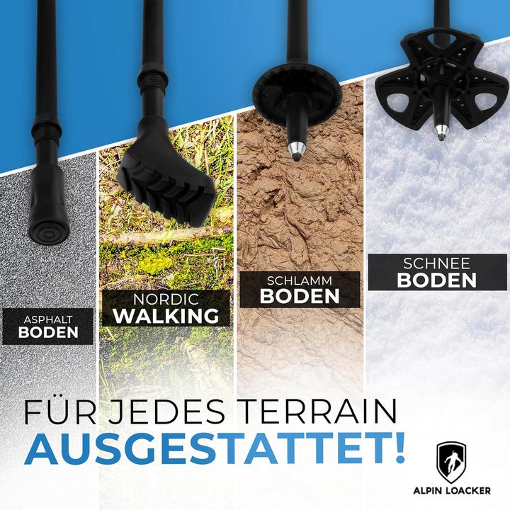 Produktbild Alpin Loacker Faltbare Wanderstöcke