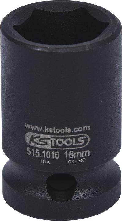 Actual product image KS Tools 1/2 hex power socket. short. 16mm 515.101
