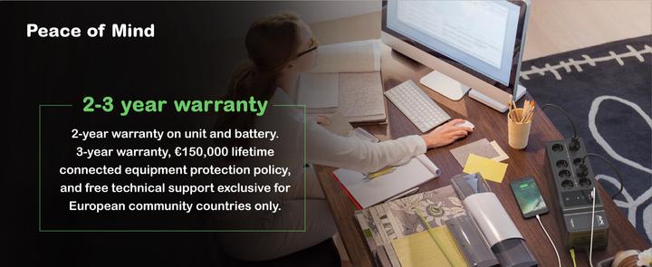 Actual product image APC Back-UPS (500 VA, 300 W, Standby UPS)