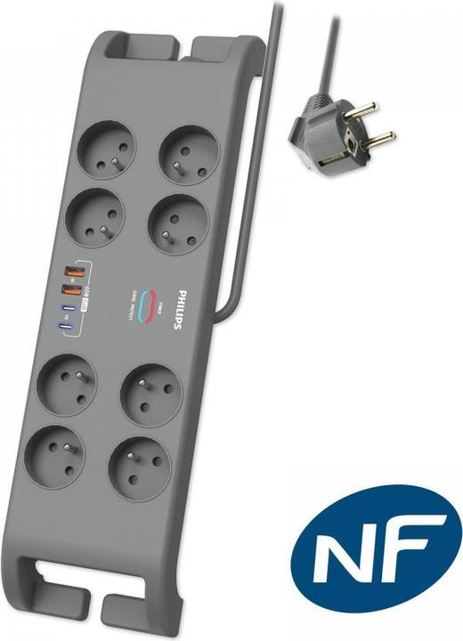 Actual product image MCL Multiplug Surge Protector (8 x, 2 m)