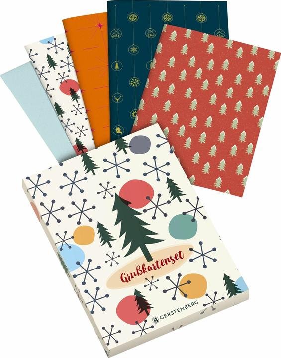 Christmas greeting card set (8 pcs.)