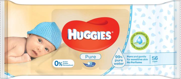 Produktbild Huggies Feuchttücher Pure (56 Stück)