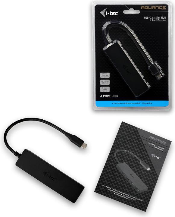 Actual product image i-tec C31HUB404 (USB-C, 4 ports)