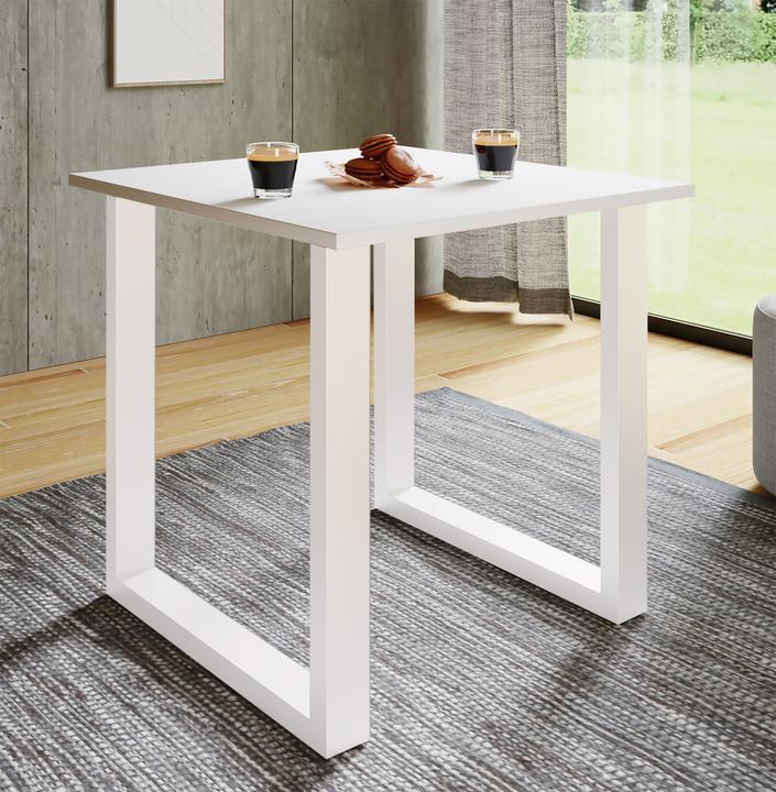 Produktbild VCM Premium Esszimmertisch Holztisch Esstisch Tisch "Xona U" (80 x 50 x 76 cm)