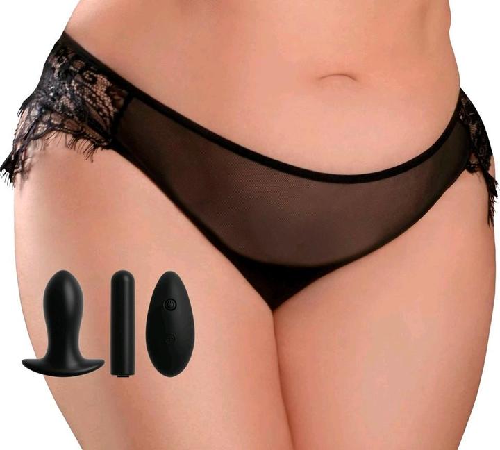 Produktbild Pipedream Hookup Panties Prinzessinnenhöschen mit Analplug, Bullet und Fernbedienun