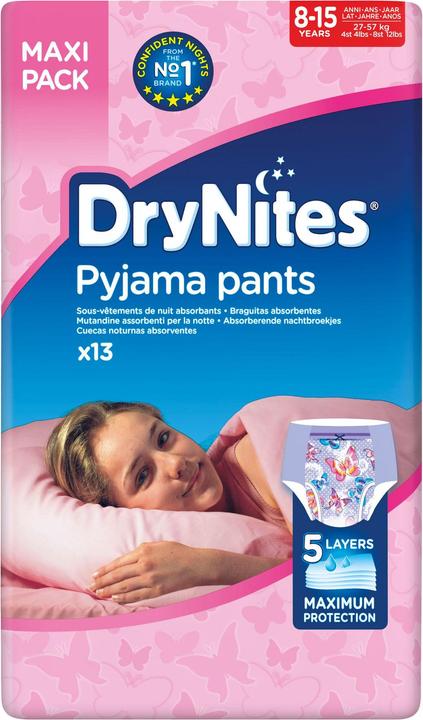 Huggies dry nites (Size 8, Half month box, 13 Piece)