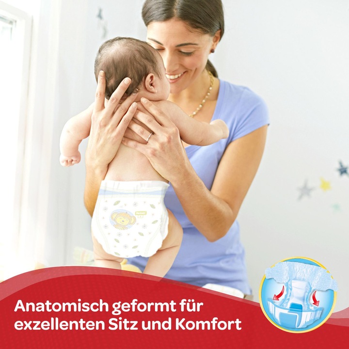 Immagine prodotto Huggies Pannolini Neonato (Dimensione 2, Pacco mensile, 210 Pezzo/i)