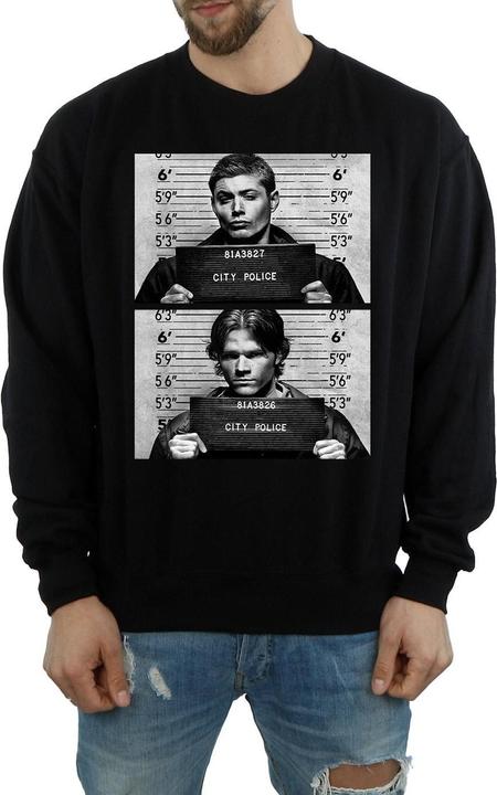Immagine prodotto Supernatural Winchester Mugshots Felpa Uomo (S)