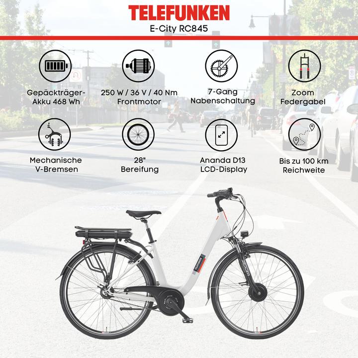 Actual product image Telefunken Multi-talent RC845 white