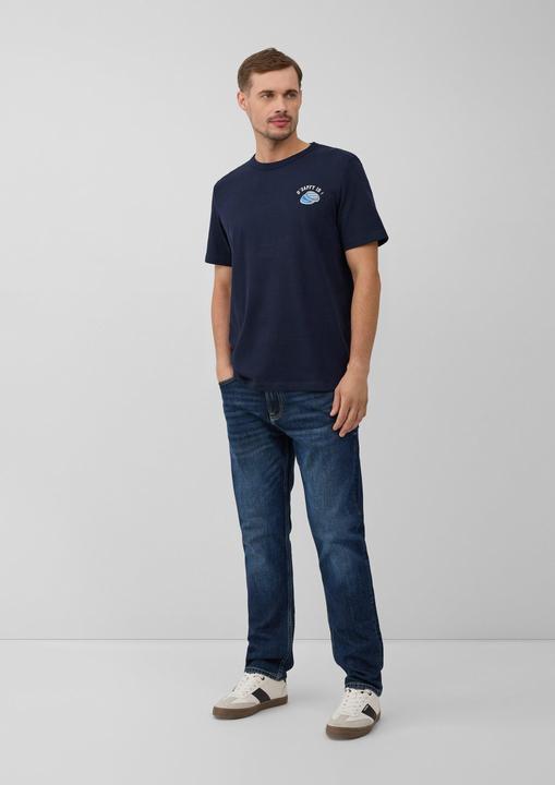 Volksfest T-Shirt Mit Artwork - Jersey Baumwolle Mit Kurzarm & Crewneck