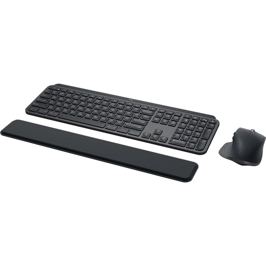 Logitech MX Keys Combo for Business Gen 2 (Francese, Senza fili), Tastiera, Grigio