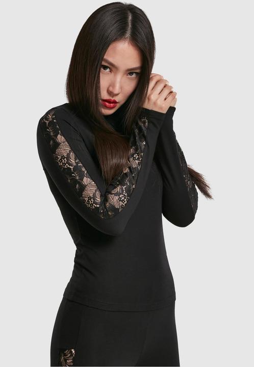 Immagine prodotto Urban Classics LS a strisce in pizzo da donna (4XL)