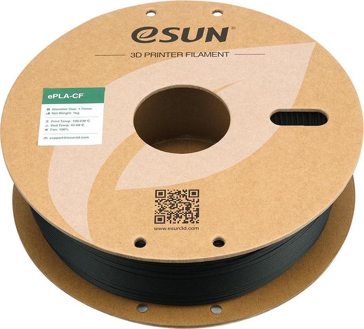 Image du produit eSUN ePLA-CF Filament vert carbone 1.75mm 1Kg (PLA, 1.75 mm, 1000 g)