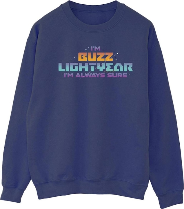 Actual product image Disney Womens/Ladies Lightyear Always Sure Text Sweatshirt (S)