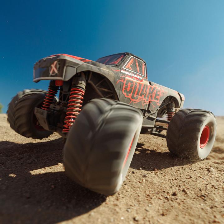 Produktbild Arrma Monster Truck Quake Grom 4x4 Brushed RTR 1:16 Rot (RTR Ready-to-Run)