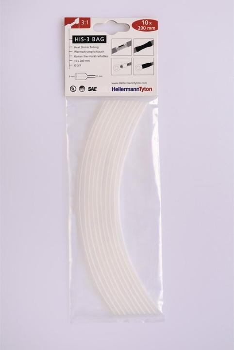 Produktbild HellermannTyton Schrumpfschlauchsortiment Tran (10 x)