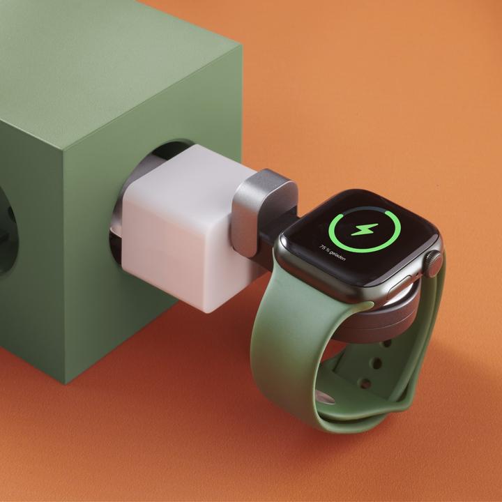 Image du produit Hama Chargeur Apple Watch pour chargement sans fil, station de chargement magnétique USB-C, SW (5 W)