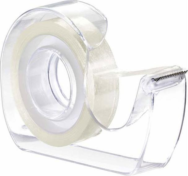 Actual product image tesa Sellotape dispenser and 1 roll double sided (12 mm)