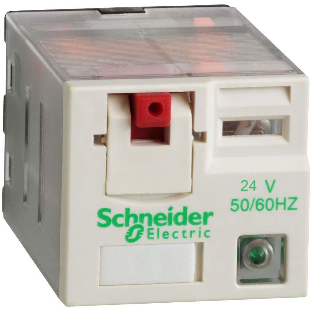 10x Schneider Electric Leistungsrelais RPM, 3 W, 15 A, 24 VAC, RPM32B7, Relais