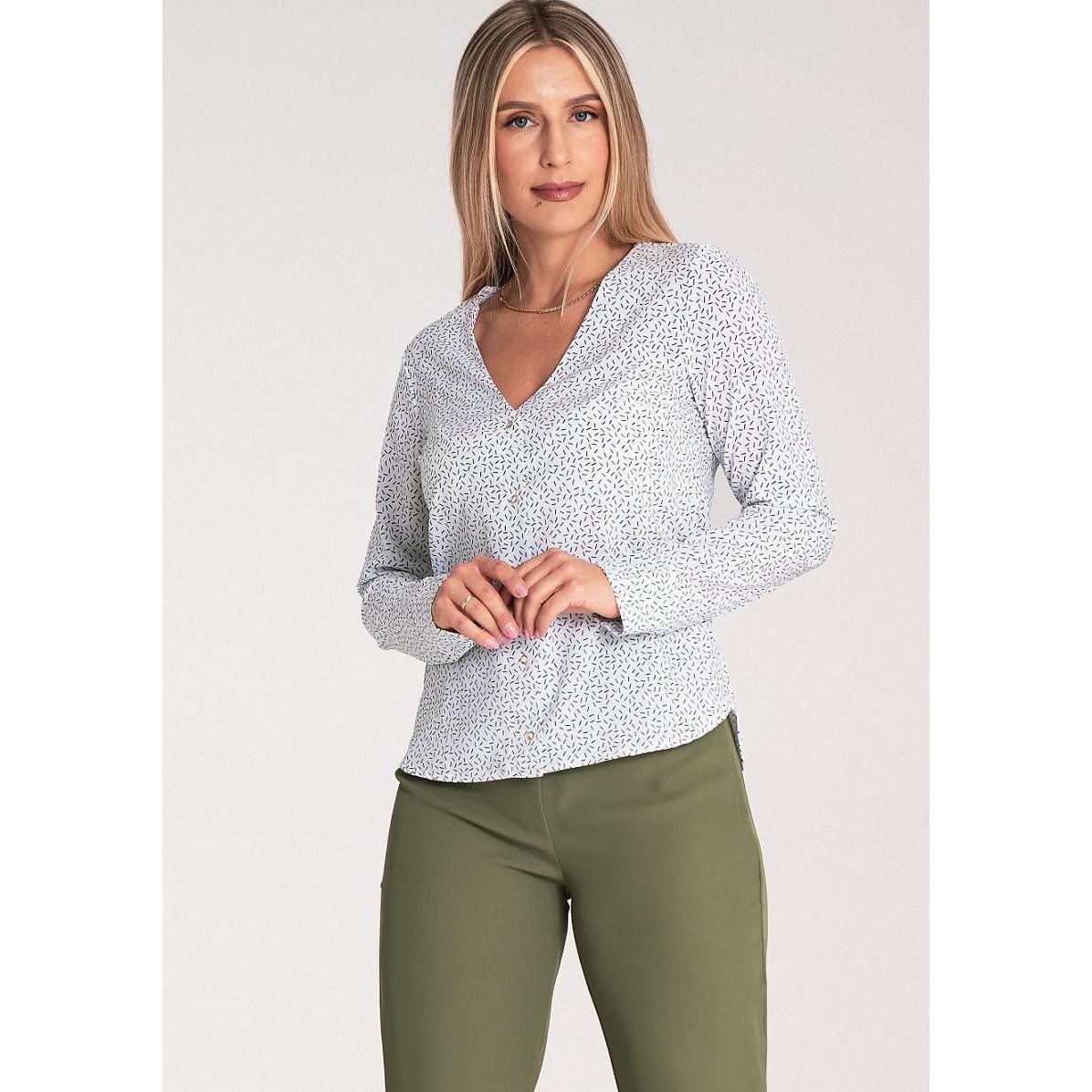 Figl, Damen, Hemd, Langarm Hemd, Mehrfarbig, (XL)