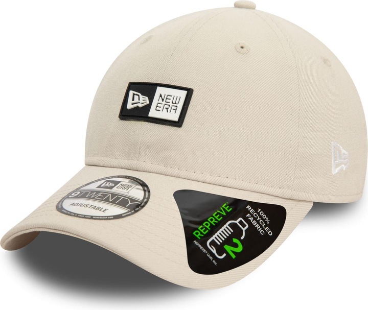 Actual product image New Era 9Twenty Strapback Cap - SILICON PATCH stone beige (One size)