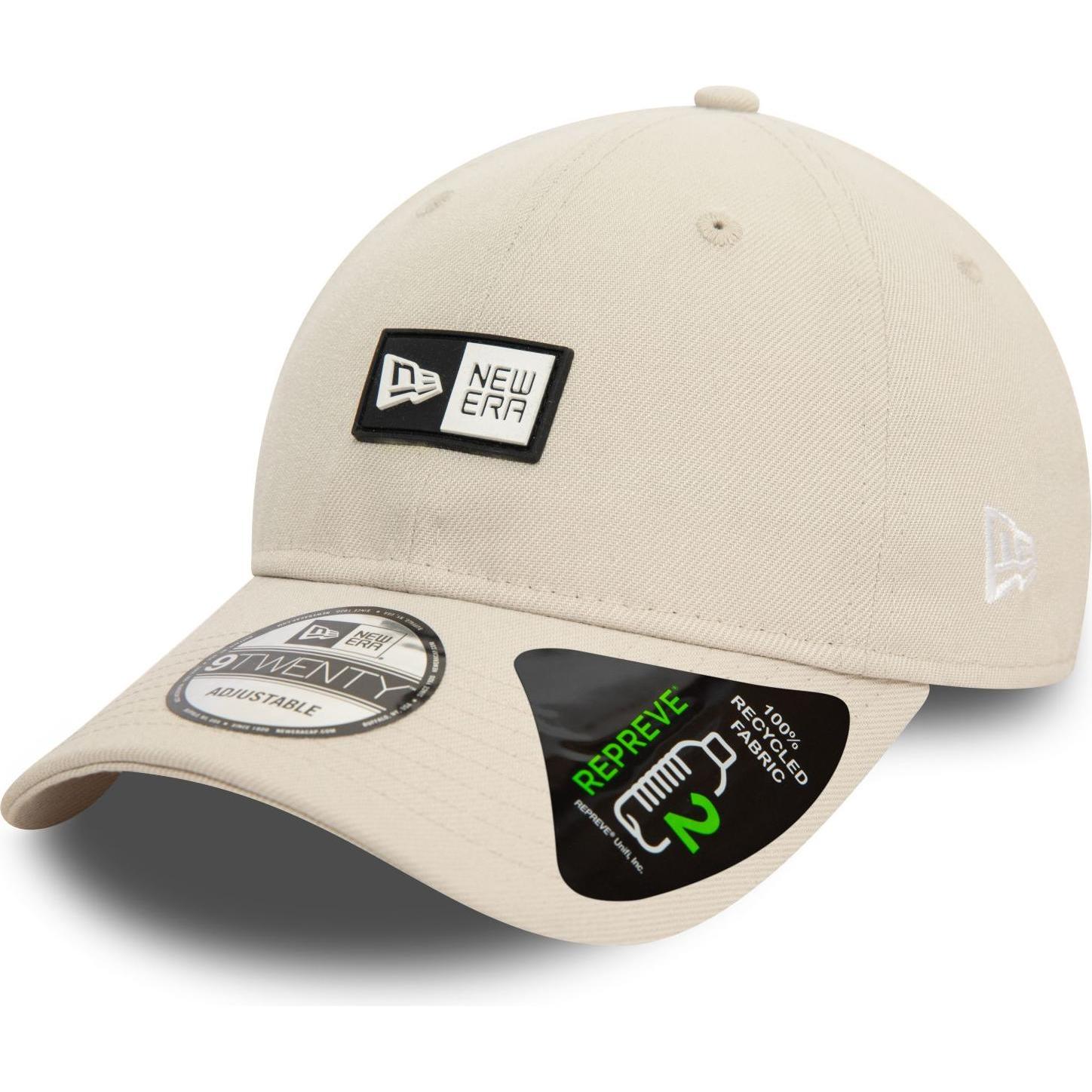 New Era, Herren, Cap, 9Twenty Strapback Cap - SILICON PATCH stone beige, Beige, (One Size)
