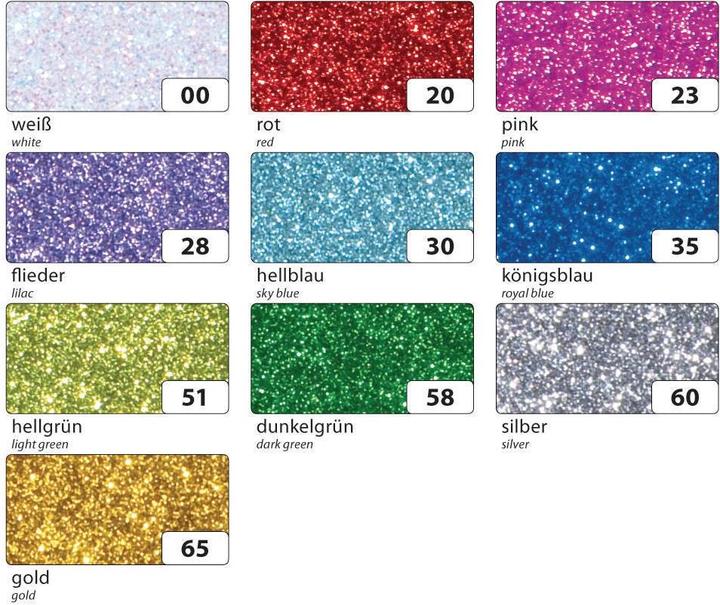 Produktbild Folia Moosgummi Glitter