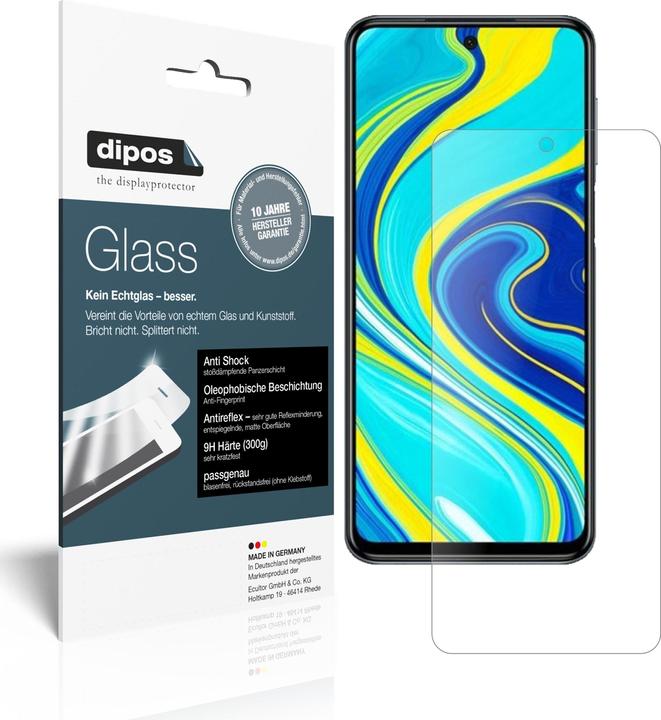 Actual product image Dipos Screen Protector Anti-Shock (2 Piece, Xiaomi Redmi Note 9 Pro Max)