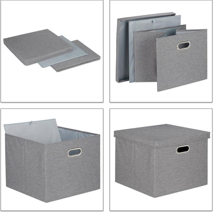 Produktbild Relaxdays Aufbewahrungsbox (43 x 43 x 34 cm, 51 l)