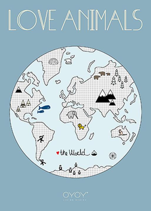 Actual product image Oyoy The World Poster (50 x 70 cm)