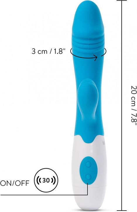 Actual product image MOQQA Skipper Rabbit Vibrator