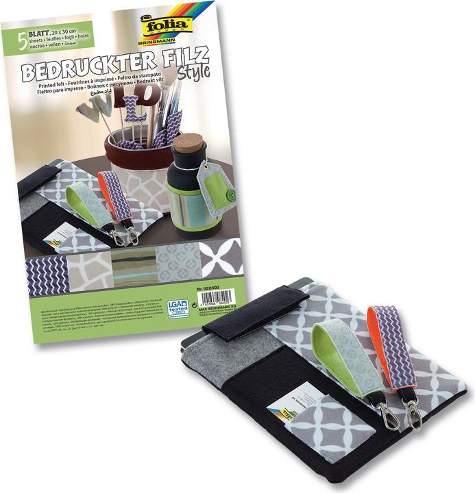 Produktbild Folia Bastelfilz Style (30 x 20 cm)