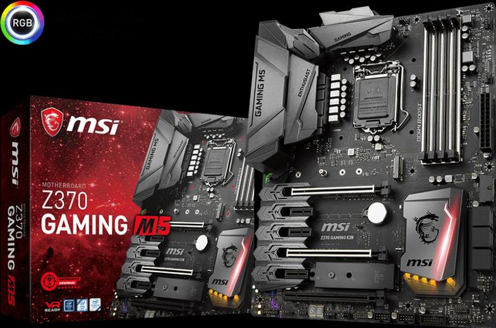 Image du produit MSI Z370 Gaming M5 (LGA 1151, Intel Z370, ATX)
