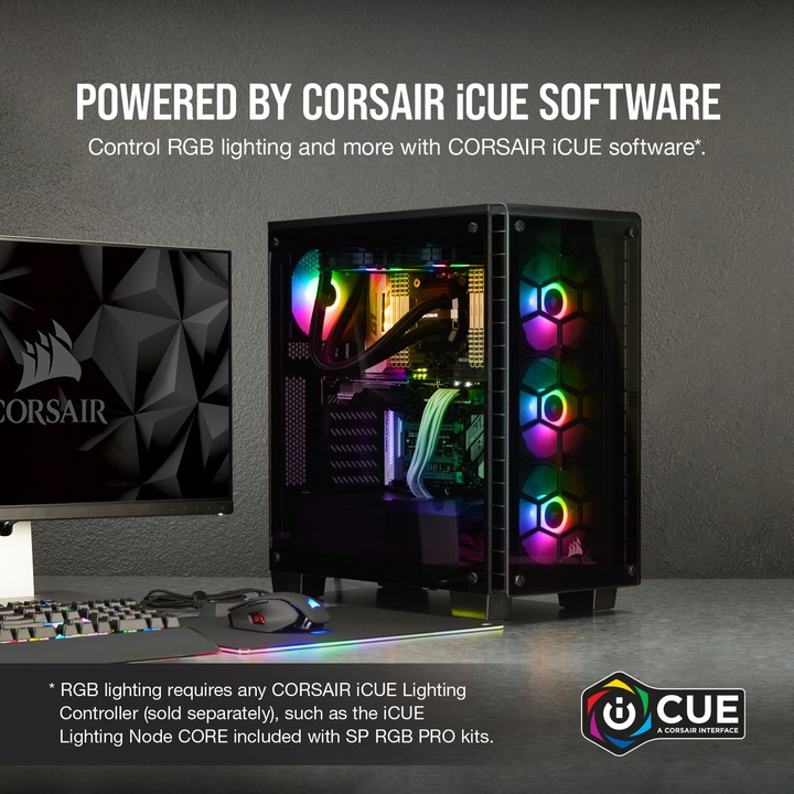 Actual product image Corsair SP120 RGB PRO (120 mm, 1 x)