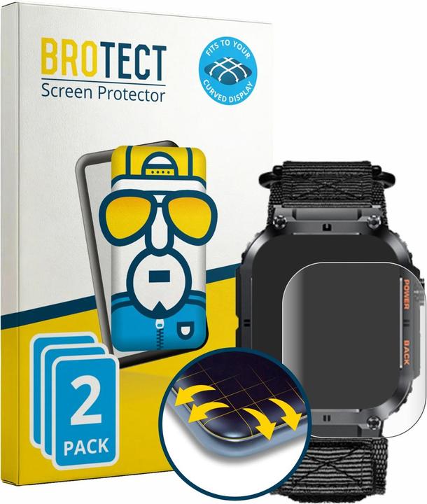 Produktbild BROTECT Fullscreen für Megalith K57PRO Schutzfolie Displayschutz Folie Klar Transparent