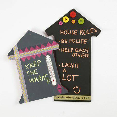 Produktbild Creativ Company Holz Thermometer-Haus