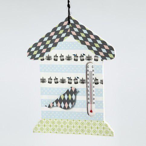 Produktbild Creativ Company Holz Thermometer-Haus