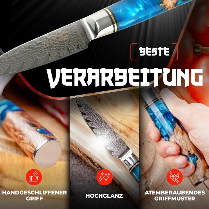 Produktbild Tsume Damast Schälmesser (9 cm)