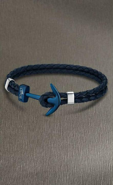 Image du produit Lotus Style - Bracelet en cuir avec ancre LS1832-2 / A (M) (Acier, Cuir)