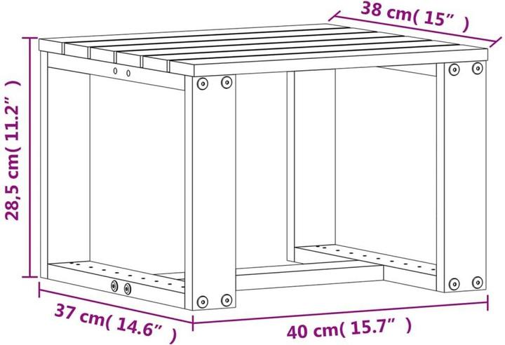 Produktbild VidaXL Garten-Lounge-Set