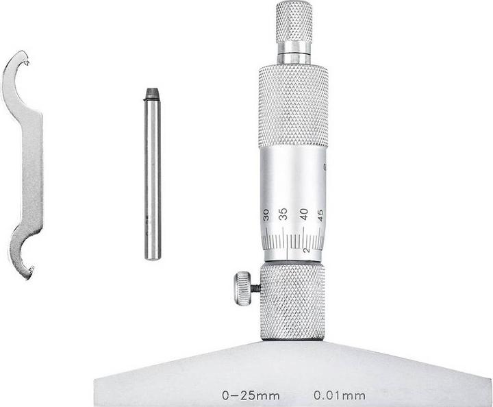 Immagine prodotto Dasqua Micrometro di profondità con asta intercambiabile, 0-75 mm (mm)