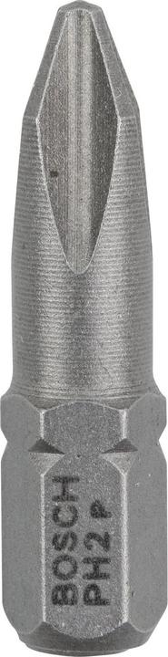 Actual product image Bosch Professional Zubehör Screwdriver bit extra-hard PH 2, 25 mm, 100-pack (Cross Phillips PH M2)
