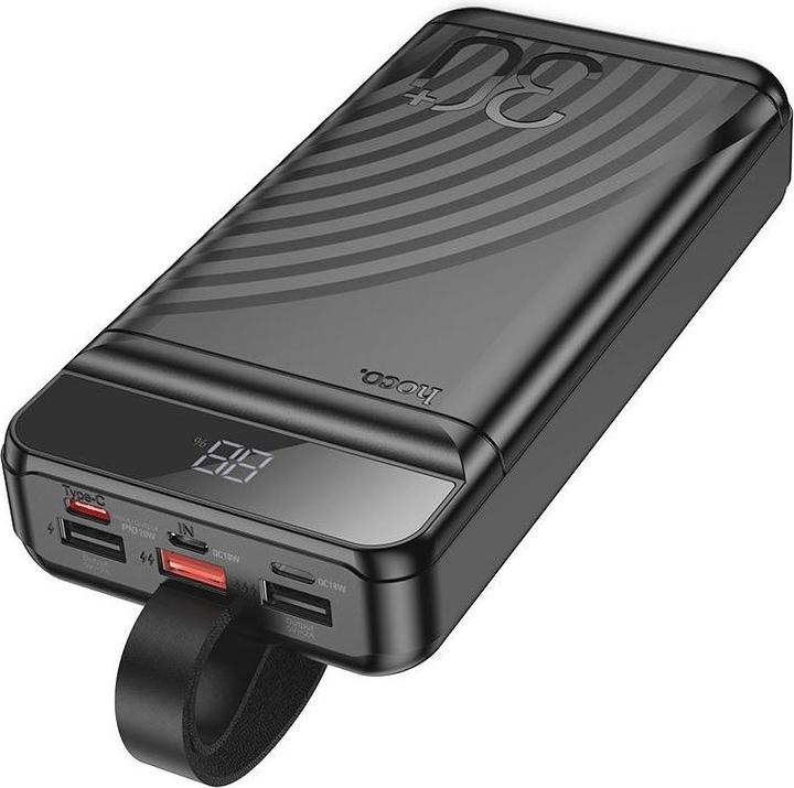 Actual product image Hoco J123B Powerbank 30 000 mAh Schwarz (30000 mAh, 111 Wh)