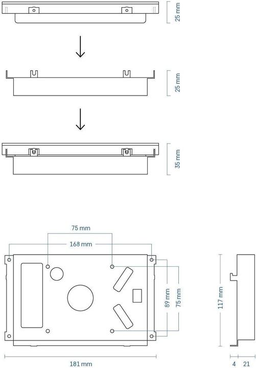 Actual product image Hubware SVEN Basic white